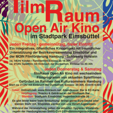 filmRaum Open Air Kino im Sommer 2021