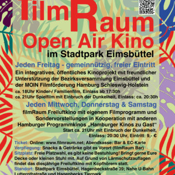 filmRaum OpenAir Kino im Stadtpark Eimsbüttel